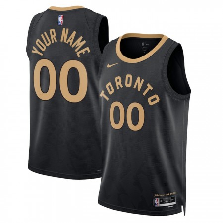 Dres Toronto Raptors Prilagođeni Nike 2022-23 City Edition Crno Swingman